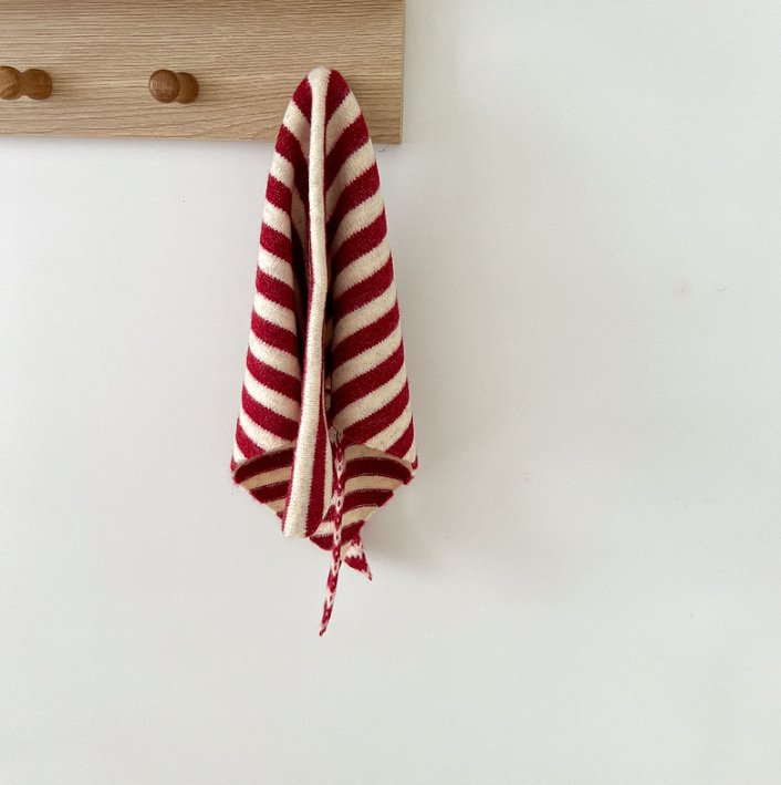 Miso - Korean Children Fashion - #littlefashionista - Stripe Bandana Muffler - 8