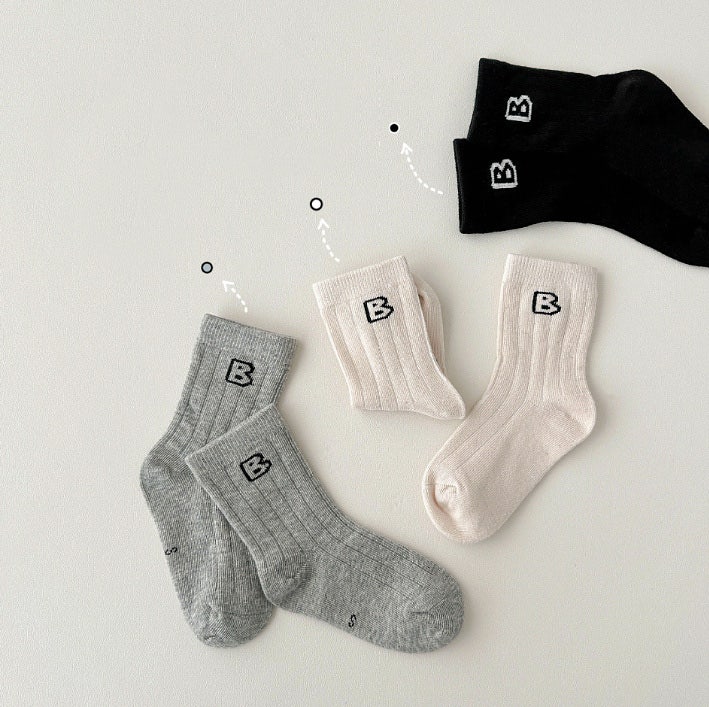 Miso - Korean Children Fashion - #littlefashionista - Stripe Bee Socks Set (set of 5) - 9
