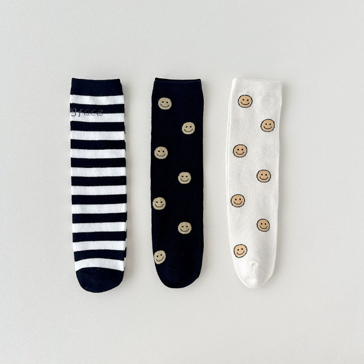 Miso - Korean Children Fashion - #magicofchildhood - Stripe Half Set (set of 3)
