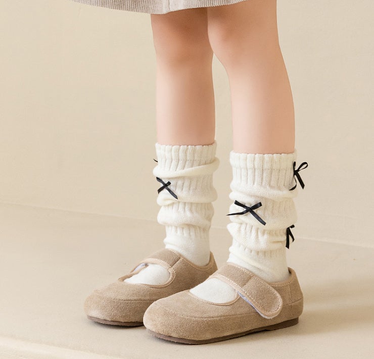 Miso - Korean Children Fashion - #magicofchildhood - Ribbon Warmer Socks - 9