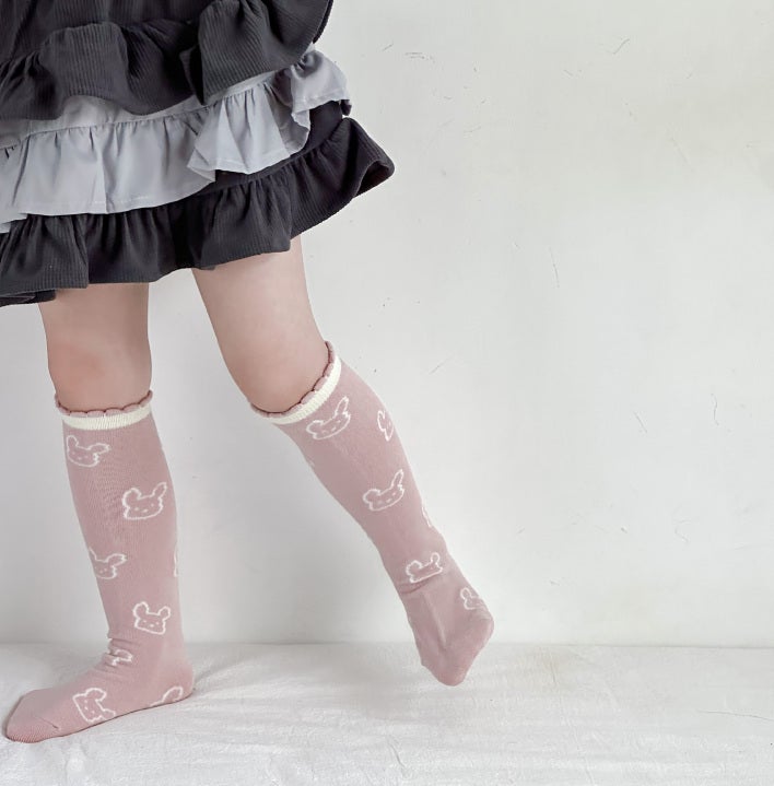 Miso - Korean Children Fashion - #magicofchildhood - Pink Bunny Half Set (set of 3) - 4