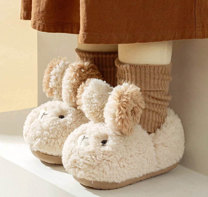 Miso - Korean Children Fashion - #minifashionista - Cozy Bunny Shoes - 10