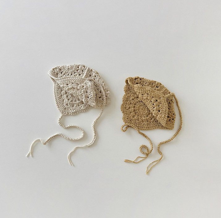 Miso - Korean Children Fashion - #prettylittlegirls - Pattern Knit Bonnet Hat - 6