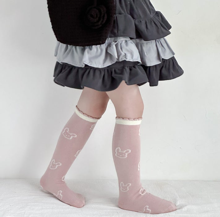 Miso - Korean Children Fashion - #prettylittlegirls - Pink Bunny Half Set (set of 3) - 5