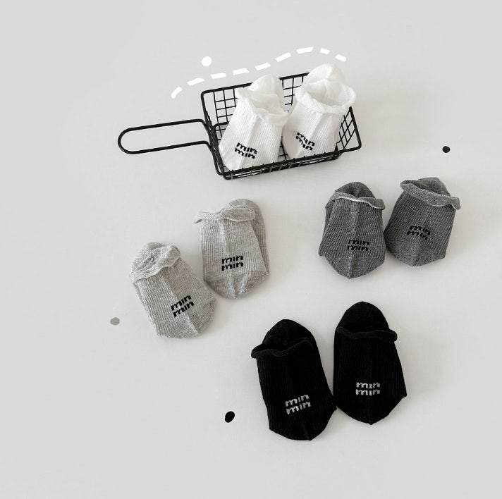 Miso - Korean Children Fashion - #prettylittlegirls - Minmin Socks Set (set of 4) - 6