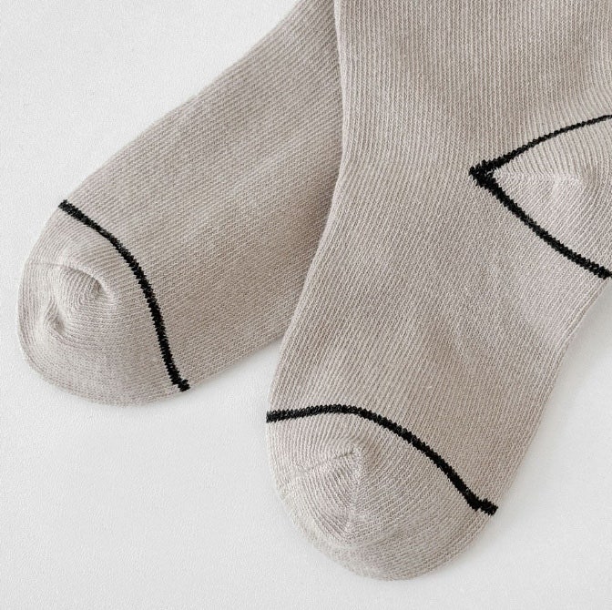 Miso - Korean Children Fashion - #prettylittlegirls - Hat Bear Socks Set (set of 5) - 5