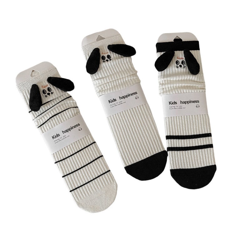 Miso - Korean Children Fashion - #stylishchildhood - Stripe Puppy Half Set (set of 3)