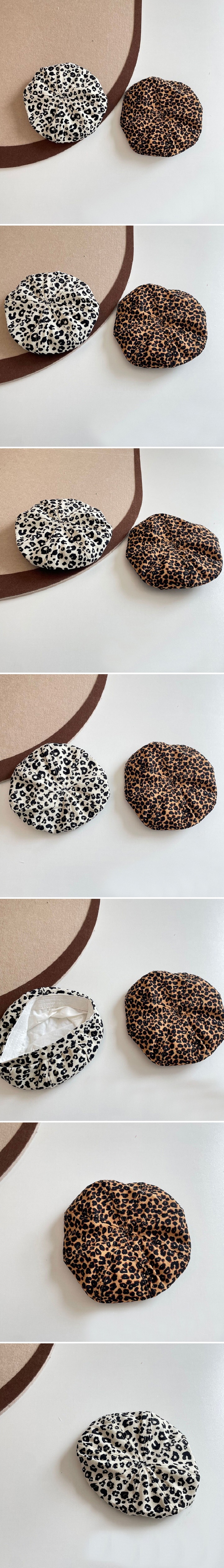 Miso - Korean Children Fashion - #todddlerfashion - Leopard Beret