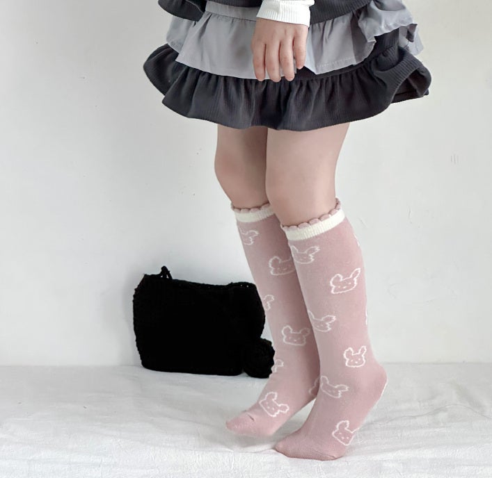 Miso - Korean Children Fashion - #todddlerfashion - Pink Bunny Half Set (set of 3) - 6