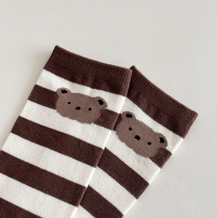 Miso - Korean Children Fashion - #todddlerfashion - Mini Bear Half Set (set of 3) - 3