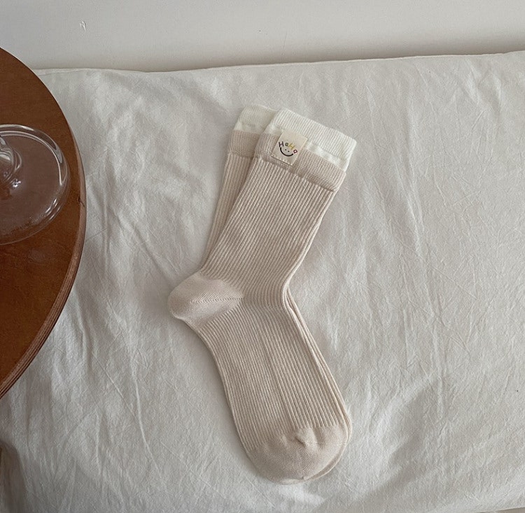 Miso - Korean Women Fashion - #romanticstyle - Haha Label Socks - 3