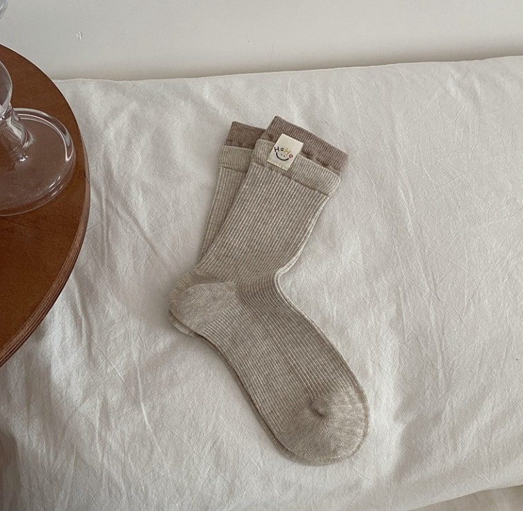 Miso - Korean Women Fashion - #thelittlethings - Haha Label Socks - 6