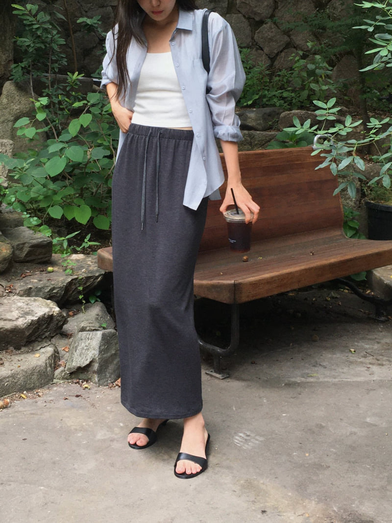 Moani - Korean Women Fashion - #womensfashion - Comfort Band Skirt - 4