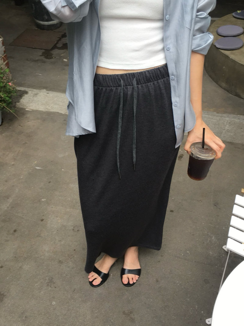 Moani - Korean Women Fashion - #momslook - Comfort Band Skirt - 6