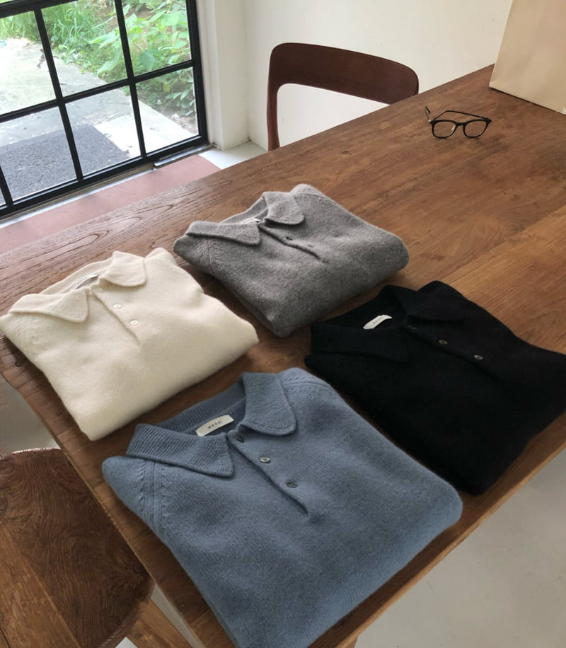 Moani - Korean Women Fashion - #momslook - Keats Wool Collar Knit Top - 11