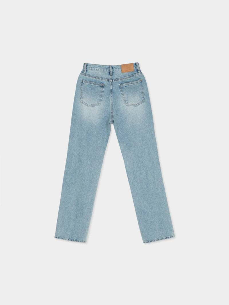 Moani - Korean Women Fashion - #momslook - Till High Slim Denim Pants - 5