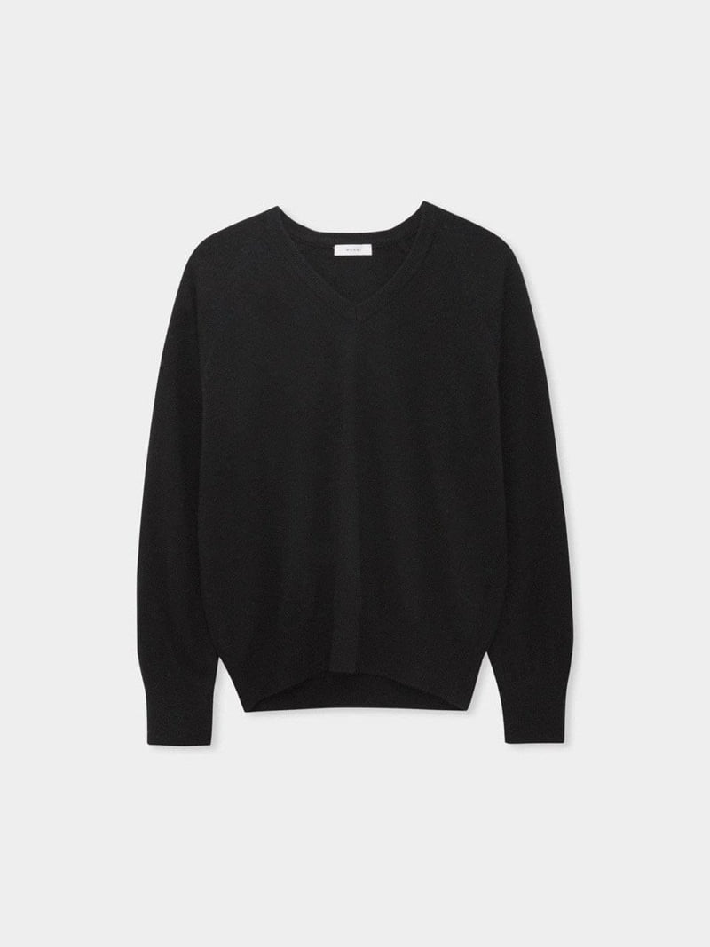 Moani - Korean Women Fashion - #momslook - V-neck Wool Cashmere Knit Pullover - 2