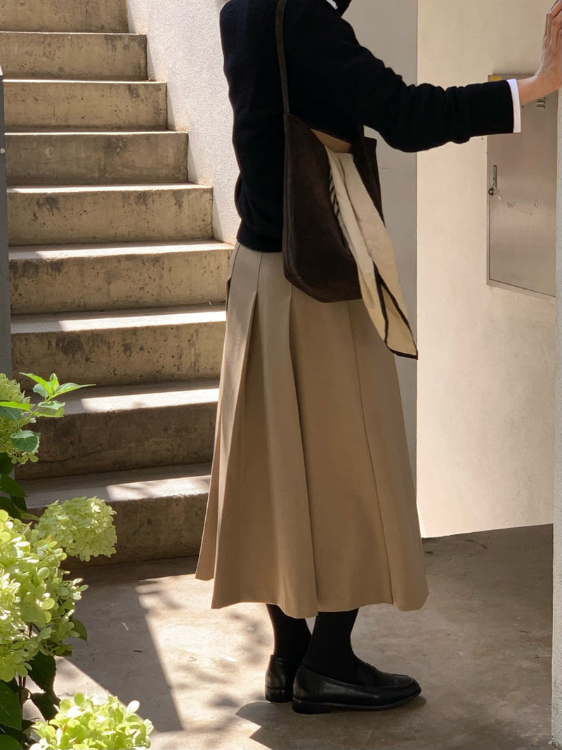 Moani - Korean Women Fashion - #momslook - Wool Pleats Skirt - 9