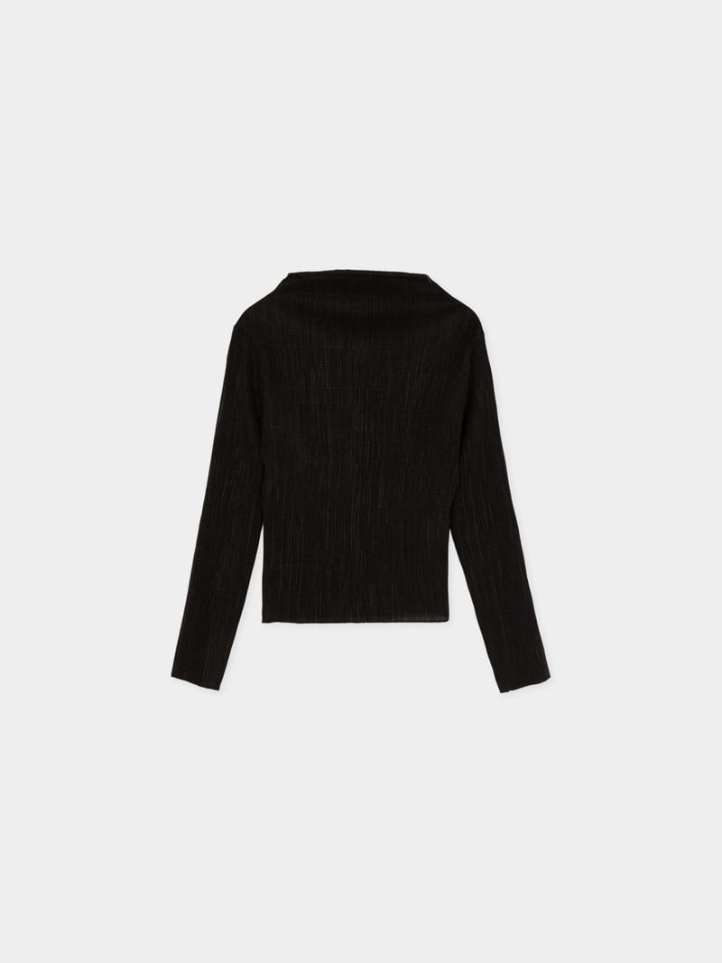 Moani - Korean Women Fashion - #momslook - Pleasts Mok-neck Blouse - 2
