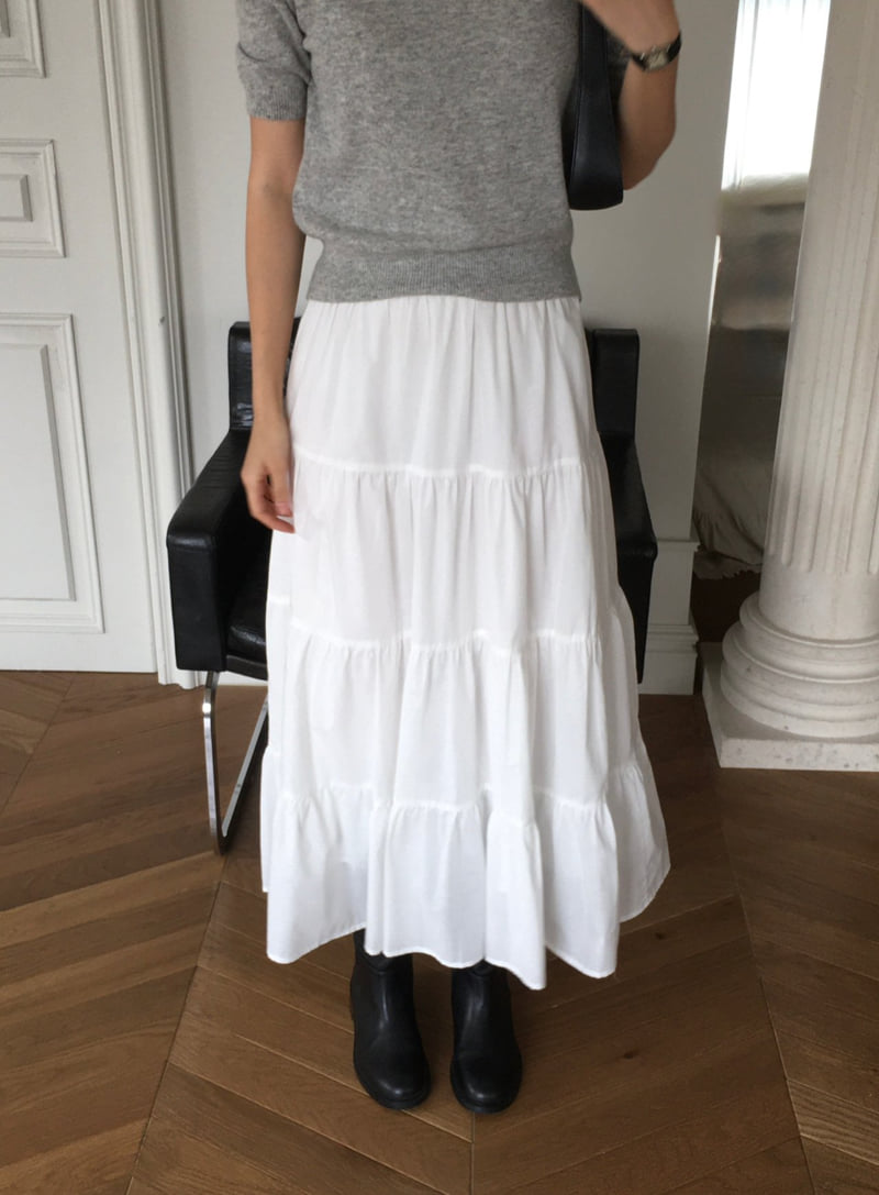 Moani - Korean Women Fashion - #momslook - Tiered Skirt - 7