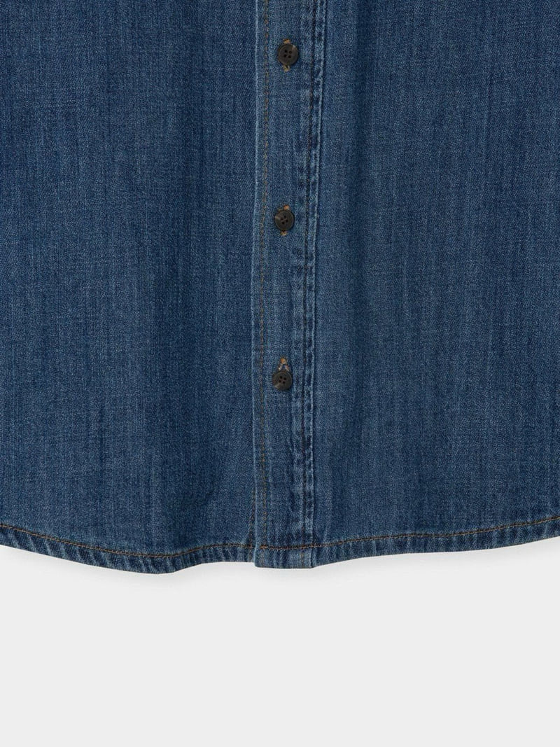 Moani - Korean Women Fashion - #momslook - Western Denim Shirt - 6