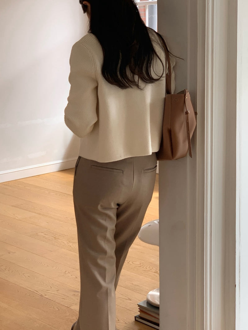 Moani - Korean Women Fashion - #momslook - Kelly Semi Flare Slacks - 5
