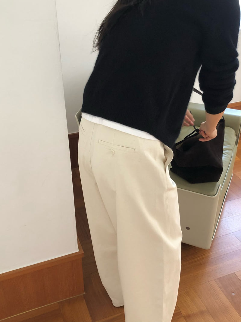 Moani - Korean Women Fashion - #momslook - Autumn Barrel Pants - 3
