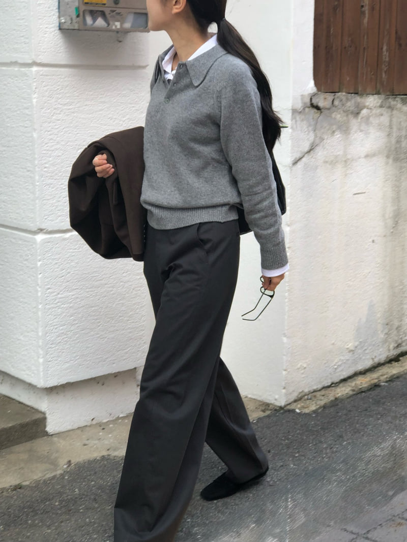 Moani - Korean Women Fashion - #momslook - Autumn Barrel Pants - 9