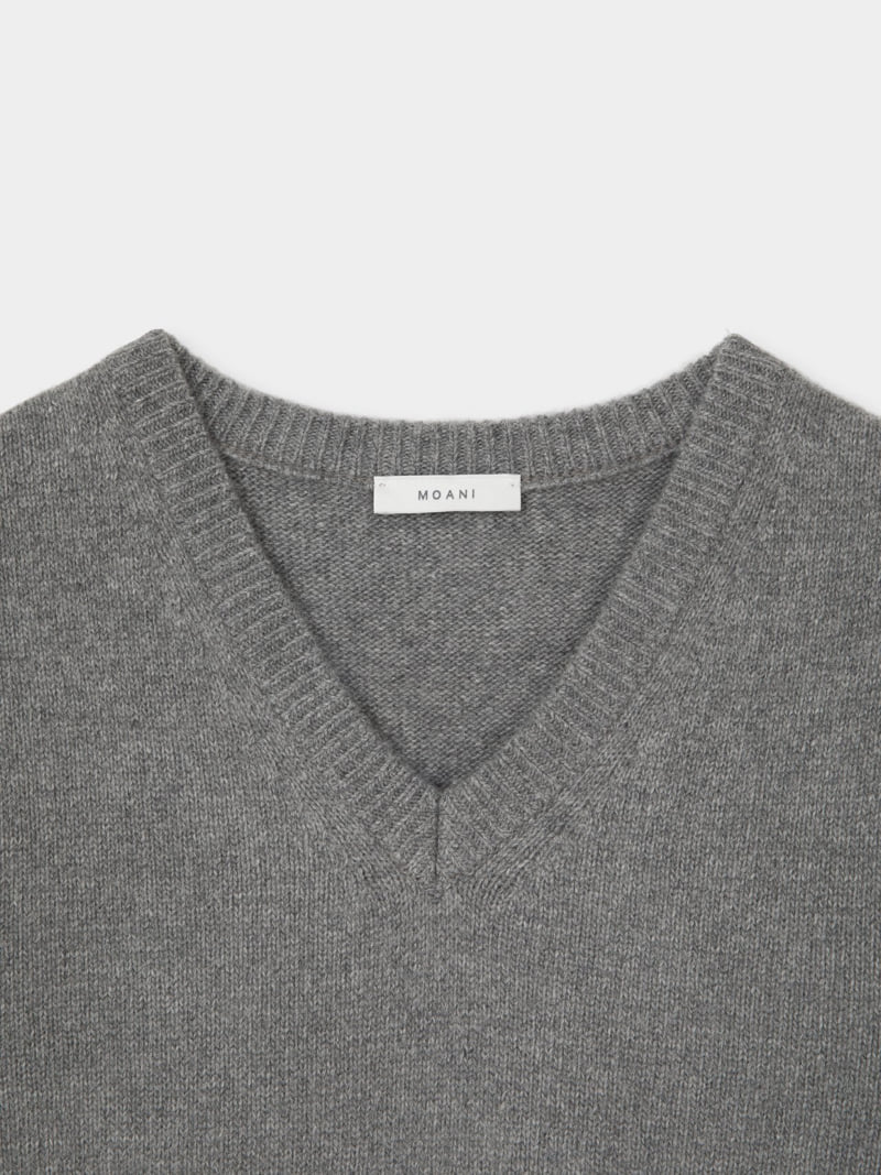 Moani - Korean Women Fashion - #momslook - V-Neck Knit Vest - 12
