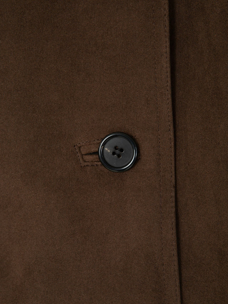 Moani - Korean Women Fashion - #momslook - French Suede Oversized Jacket - 3