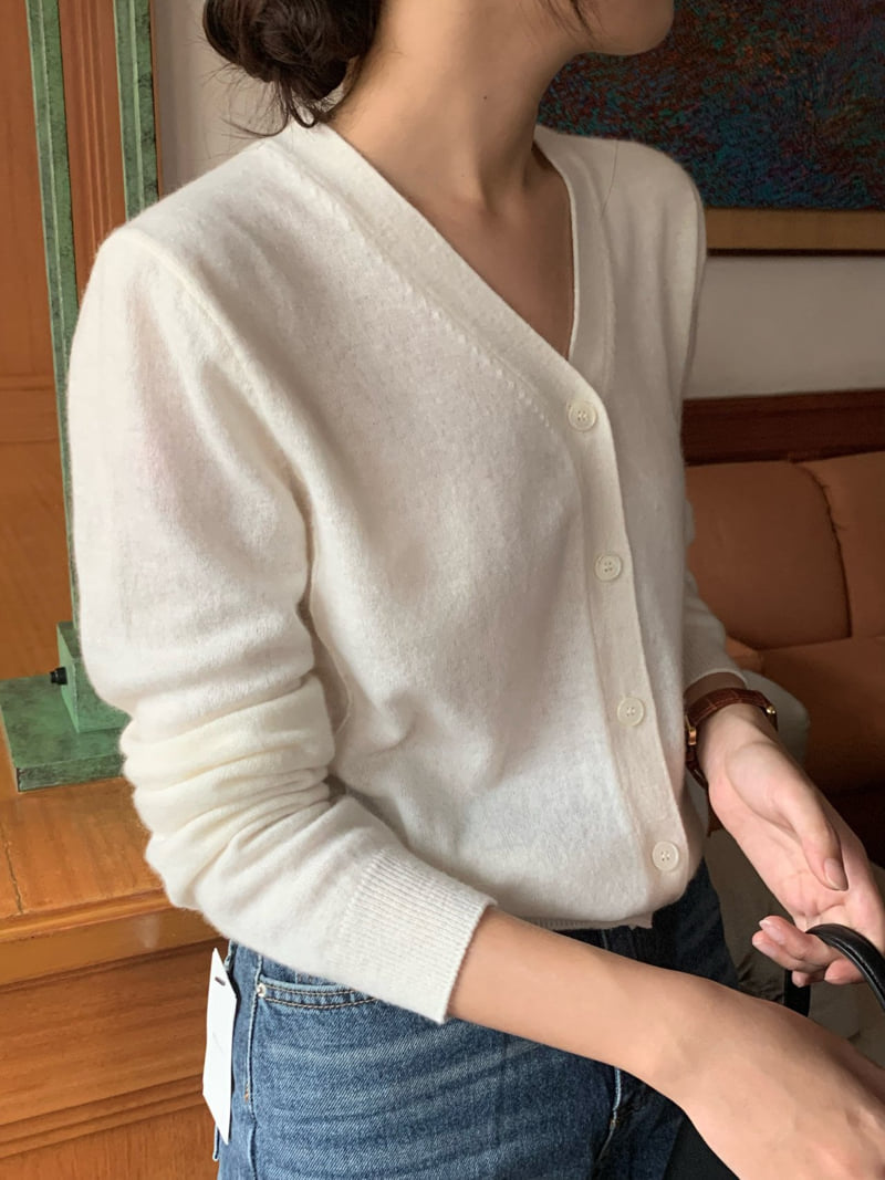Moani - Korean Women Fashion - #momslook - Autumn V Cardigan - 3