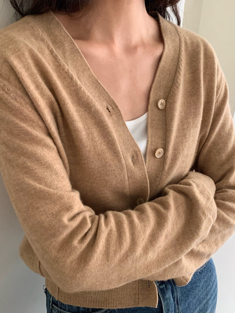 Moani - Korean Women Fashion - #momslook - Autumn V Cardigan - 5