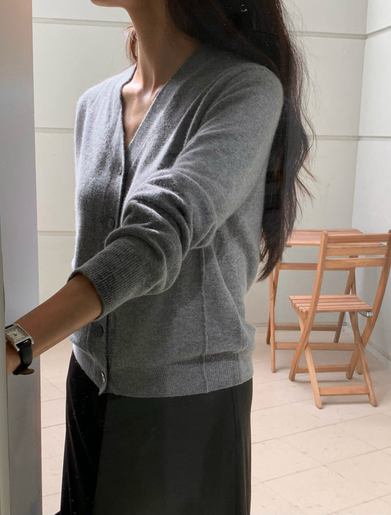 Moani - Korean Women Fashion - #momslook - Autumn V Cardigan - 7