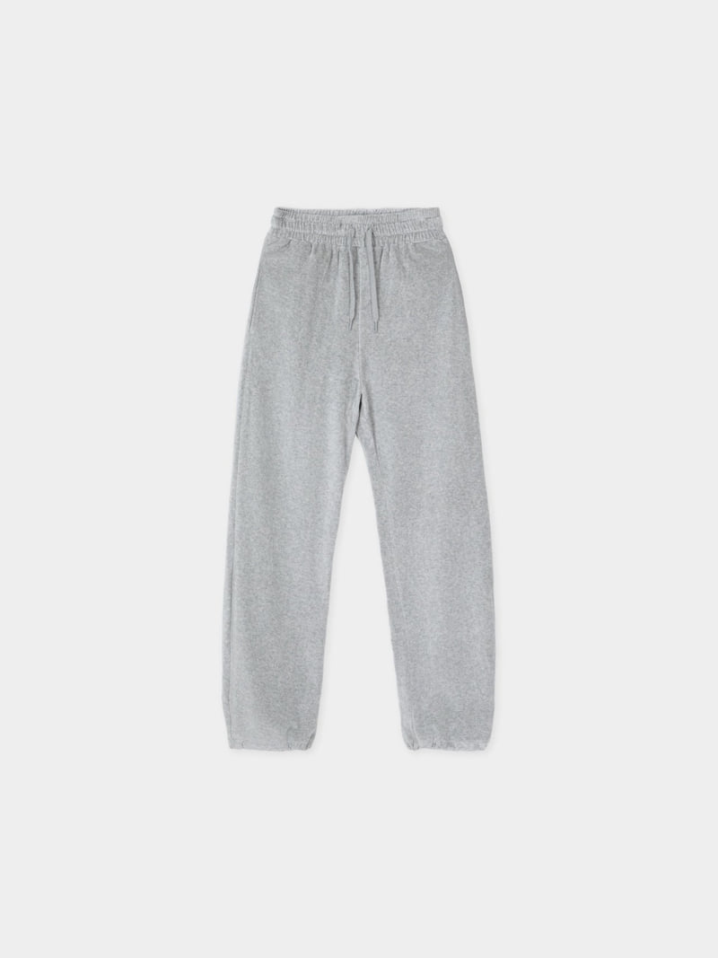 Moani - Korean Women Fashion - #momslook - Velvet Wide Jogger Pants - 3