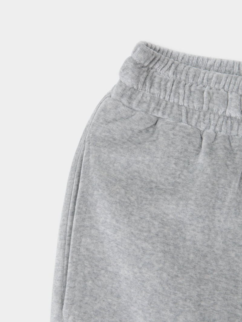 Moani - Korean Women Fashion - #momslook - Velvet Wide Jogger Pants - 5