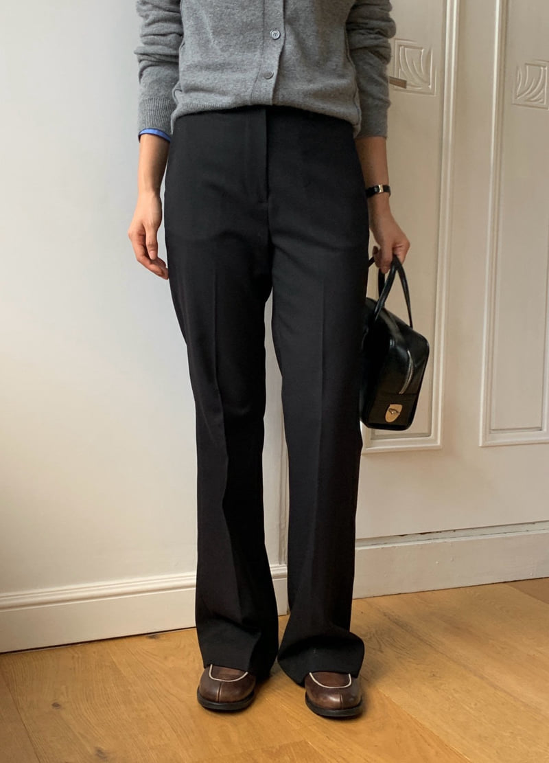 Moani - Korean Women Fashion - #romanticstyle - Kelly Semi Flare Slacks