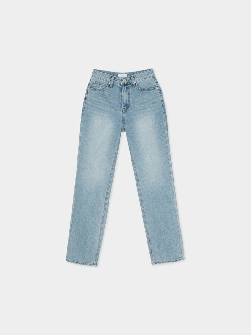 Moani - Korean Women Fashion - #womensfashion - Till High Slim Denim Pants - 2