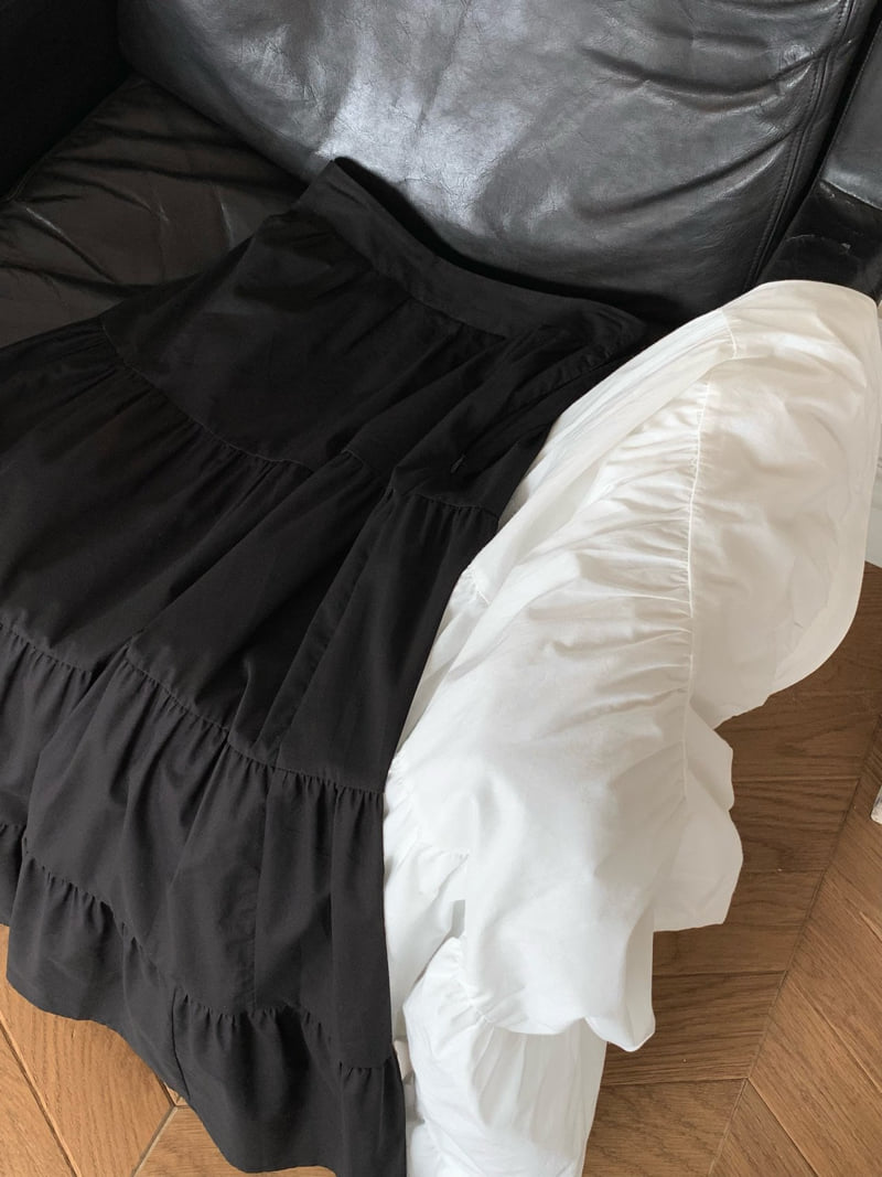 Moani - Korean Women Fashion - #momslook - Tiered Skirt - 4