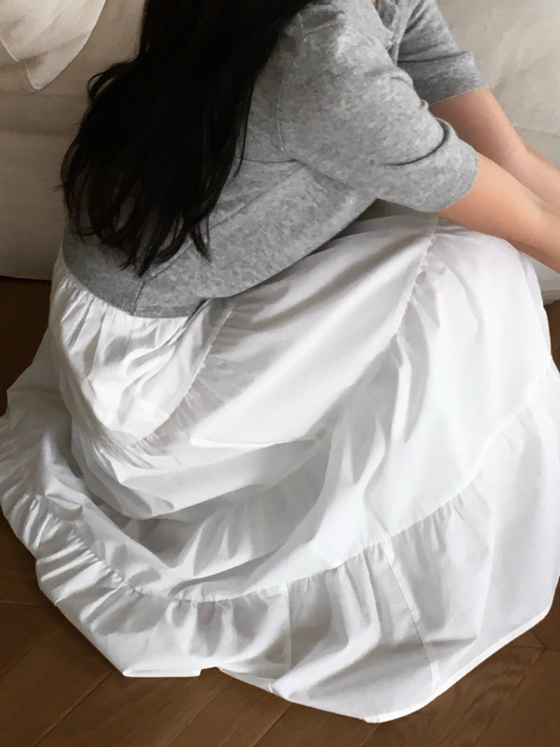 Moani - Korean Women Fashion - #womensfashion - Tiered Skirt - 6