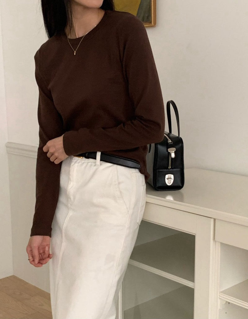 Moani - Korean Women Fashion - #womensfashion - Baignoire Stitch Top - 7