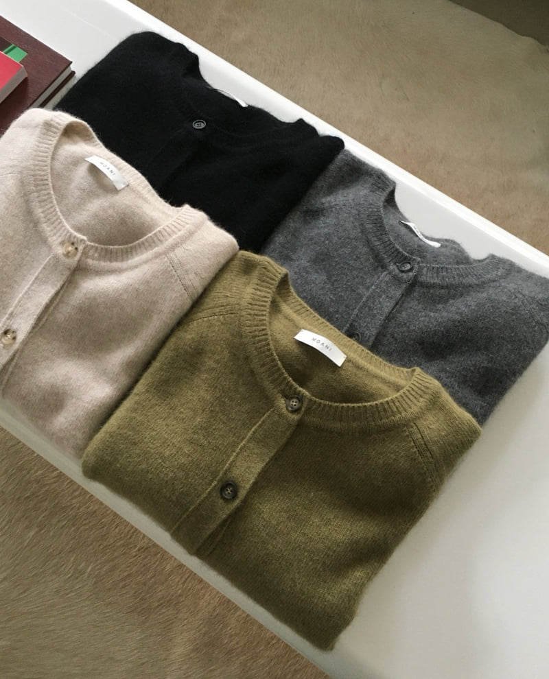 Moani - Korean Women Fashion - #womensfashion - Raccoon O-neck Cardigan - 11