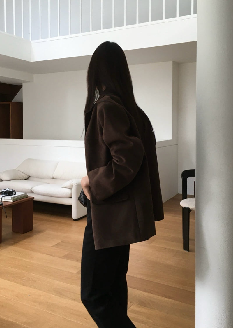 Moani - Korean Women Fashion - #womensfashion - French Suede Oversized Jacket - 12