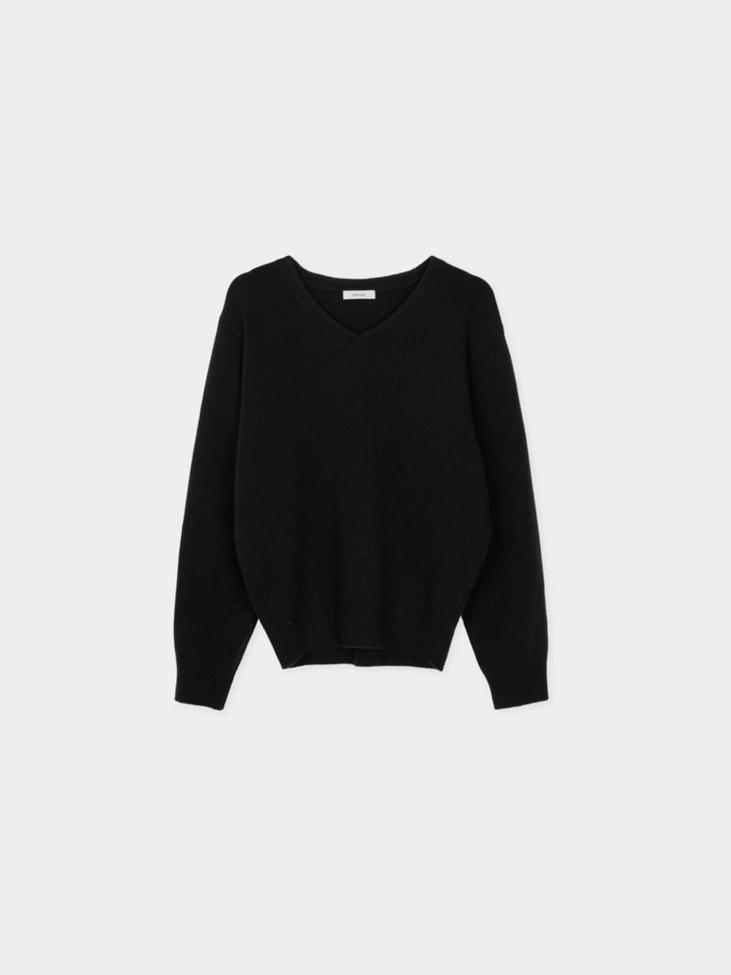 Moani - Korean Women Fashion - #womensfashion - Wool Cashmere V-neck Robe Knit - 2