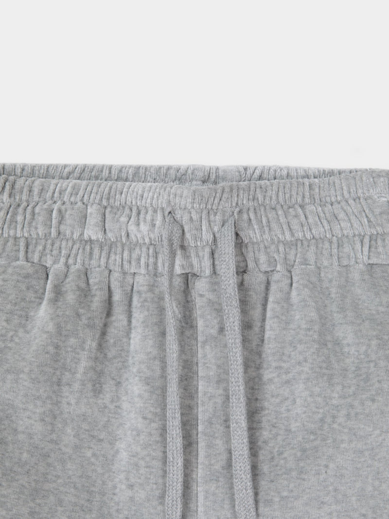 Moani - Korean Women Fashion - #momslook - Velvet Wide Jogger Pants - 4