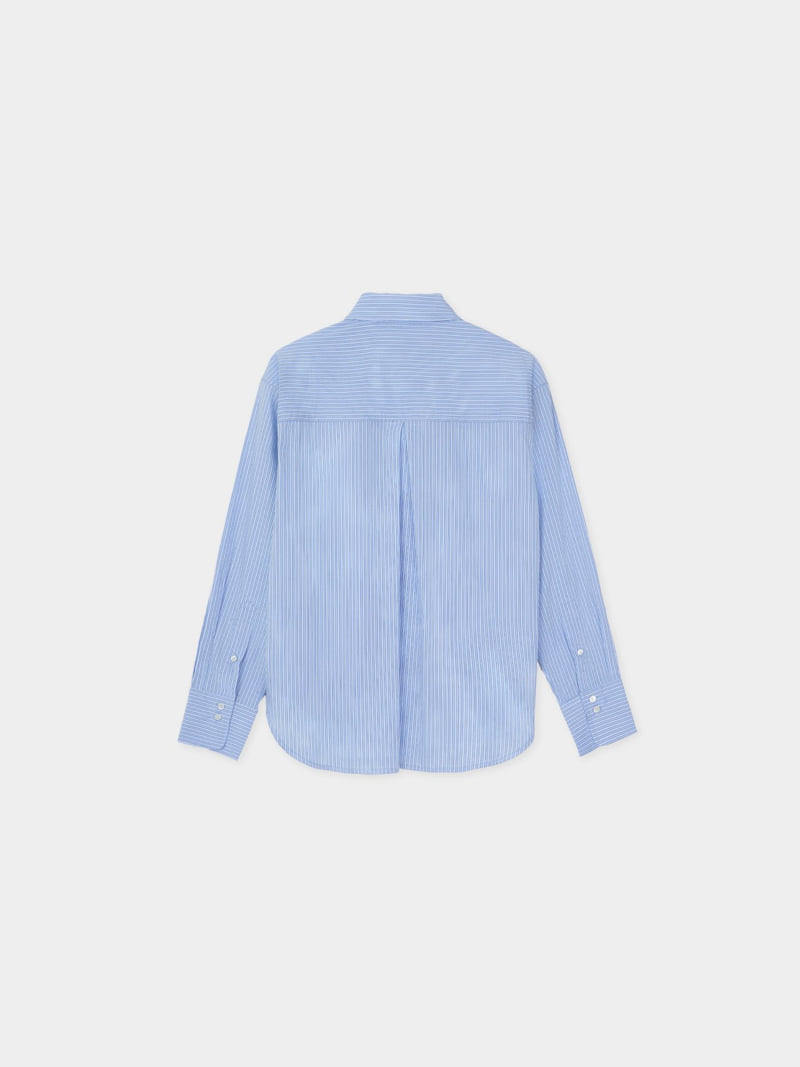 Moani - Korean Women Fashion - #womensfashion - Autumn Stripe Shirt - 11