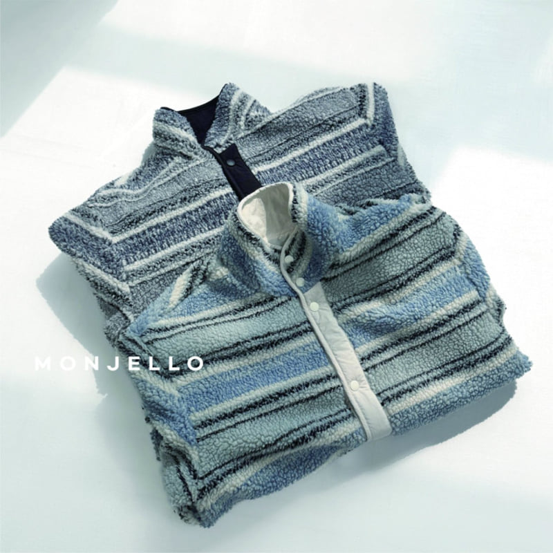 Monjello - Korean Children Fashion - #childofig - Kona Fleece Reversible Jacket - 11