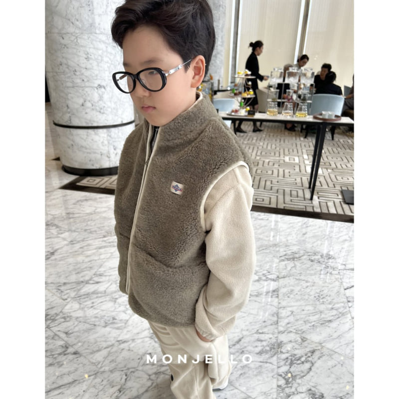 Monjello - Korean Children Fashion - #childofig - Fleece Vest - 5
