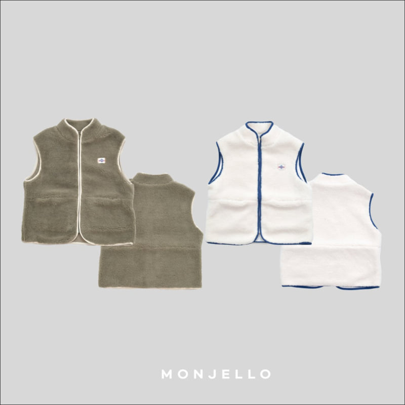 Monjello - Korean Children Fashion - #kidsshorts - Fleece Vest - 11