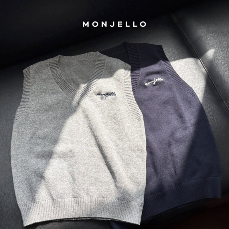 Monjello - Korean Children Fashion - #kidsstore - Moomin Knit Vest - 3