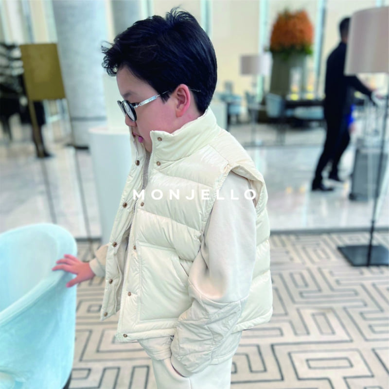 Monjello - Korean Children Fashion - #kidsstore - Schwitz Duck Down Padded Vest - 2